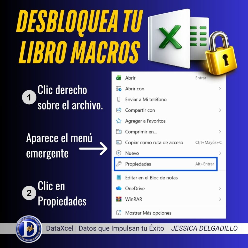 Habilitar macros en un archivo de Excel bloqueado