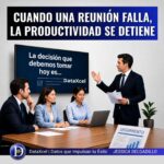 Equipo de trabajo en una reunión empresarial enfocada en la toma de decisiones y la mejora de la productividad.